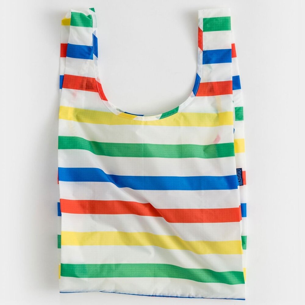 NWOT Standard Baggu - Rainbow stripe